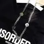 Smiley Chain Necklace Stainless Steel Punk Hip Hop Street Dance Rock Necklace for Men Women Smiley Chain Necklace Stainless Steel Punk Hip Hop Street Dance Rock Necklace for Men Women