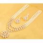 Touchstone Indian Bollywood Handcrafted Traditional Royal Mughal Kundan Polki Meenakari Enamel Colorful Wedding Designer Jewelry Long Necklace Set in Gold and Silver Tone for Women.