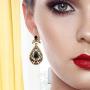 REDSTORM Bohemian Vintage Crystal Womens Jewelry Necklace Earring Set for Women & Bracelet Ring Set for Women