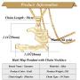 Xusamss Fashion 18K Gold Plated Alloy Haitian Map Pendant Charm Necklace