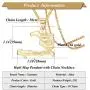 Xusamss Fashion 18K Gold Plated Alloy Haitian Map Pendant Charm Necklace Xusamss Fashion 18K Gold Plated Alloy Haitian Map Pendant Charm Necklace