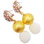 aczuv Royal Blue African Beads Jewelry Set for Women Nigerian Wedding Necklace and Earrings