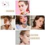 Finrezio 20 Pairs Leather Teardrop Dangle Earrings For Women Petal Leopard Print Leaf Drop Antique Lightweight Earrings