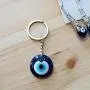 jewelry world Evil Eye Necklace 3cm Glass Pendant Necklace Turkish Kabbalah Jewish Charm Keychain Set jewelry world Evil Eye Necklace 3cm Glass Pendant Necklace Turkish Kabbalah Jewish Charm Keychain Set