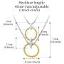 UNY Luxury Cable Wire Design Linked Chain Necklace Women Fashion Jewelry Drop Heart Shape Unique Present