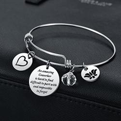 Coworker Leaving Gifts Going Away Bracelet Thank You Gifts for Coworkers Goodbye Gift Farewell Gift for Friend Boss, Colleague Moving