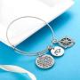Nimteve Graduation Gifts for Women Girls, Graduation Bangle Bracelet Gifts for Her, Grad Gifts for Graduates Friends Inspirational Message Motivational Jewelry