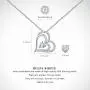 Billie Bijoux Silver Necklaces for Women 925 Sterling Silver Infinity Heart Love Diamond Pendant Neckalce Gift for Women Girls Girlfriends Valentines Day Mothers Day