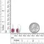 Gem Stone King 925 Sterling Silver Pink Mystic Topaz Women Dangle Earrings (3.60 Ct Oval 9X7MM) Gem Stone King 925 Sterling Silver Pink Mystic Topaz Women Dangle Earrings (3.60 Ct Oval 9X7MM)