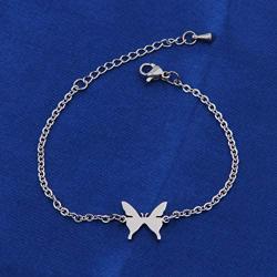 WUSUANED Butterfly Bracelet Necklace Fashion Jewelry Gift for Women Girls