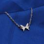 WUSUANED Butterfly Bracelet Necklace Fashion Jewelry Gift for Women Girls