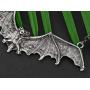 Alilang Frightening Halloween Enamel Paint Flying Bat Metal Chain Pendant Necklace
