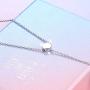 S925 Sterling Silver Multilayer Layered Connected Long Y Pendant Necklace for Women