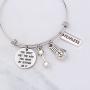SEIRAA Fitness Bracelet You Dont Get The Ass You Want by Sitting On It Bangle Workout Gift for Her