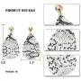 GoodCorserMall Womens Leather Earring Teardrop Snakeskin Print Leather Dangle Drop Earrings GoodCorserMall Womens Leather Earring Teardrop Snakeskin Print Leather Dangle Drop Earrings