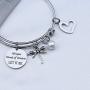 Dragonfly Gift Dragonfly Jewelry Whisper Words of Wisdom Let It Be Bracelet Inspirational Gift for Woman Best Friend