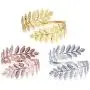HUNO Fashion Swirl Leaf Upper Arm Bracelet Armlet Cuff Open Bangle Armband Adjustable Hammered Wrap Bangle for Women Girls Wedding Jewelry HUNO Fashion Swirl Leaf Upper Arm Bracelet Armlet Cuff Open Bangle Armband Adjustable Hammered Wrap Bangle for Women Girls Wedding Jewelry