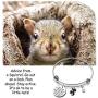Squirrel Bracelet Advice from a Squirrel Gifts for Squirrel Lovers Nature Lovers Go Out on a Limb Squirrel Gifts