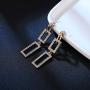New simple ladies earrings rectangular earrings geometric fashion earrings personalized earrings jewelry