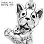 Pandora Jewelry Bulldog Puppy Dog Dangle Sterling Silver Charm
