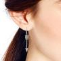 Valiant Hunters Arrow .925 Sterling Silver Dangle Earrings