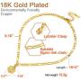 ChainsPro 26 Letter Necklace, Men/Women Initial Pendant with Chain 16''+2'', 18K Gold Plated (Send Gift Box)