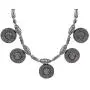 Efulgenz Boho Vintage Antque Ethnic Gypsy Tribal Indian Oxidized Silver Leaf Tassel Statement Choker Collar Necklace Jewelry Efulgenz Boho Vintage Antque Ethnic Gypsy Tribal Indian Oxidized Silver Leaf Tassel Statement Choker Collar Necklace Jewelry