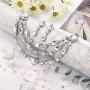 Udalyn Rhinestone Bridal Jewelry Set for Women Crystal Necklace and Dangle Earrings Jewelry Set Gifts fit with Wedding Dress