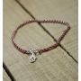 Protection Evil Eye Bracelet - Lucky Hamsa Hand Charm - 7 Inch Sterling Silver Jewelry - Best Kabbalah Red String Bracelets for Women