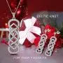 Aurora Tears 925 Sterling Silver Cletic Knot Bar Jewelry Women Irish Celtic Knot Pendant Earring Good Luck Protective Jewelry Aurora Tears 925 Sterling Silver Cletic Knot Bar Jewelry Women Irish Celtic Knot Pendant Earring Good Luck Protective Jewelry