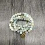 Self-Discovery 108 Natural Beads Japa Mala Yoga Wrap Bracelet Necklace with Lotus Seed Charm for Prayer Self-Discovery 108 Natural Beads Japa Mala Yoga Wrap Bracelet Necklace with Lotus Seed Charm for Prayer