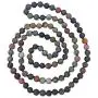 MGR MY GEMS ROCK! 36 Inch 7-8MM Matte Finnish Genuine Semi-Precious Stone Endless Infinity Long Beaded Strand Necklace.
