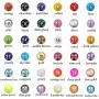 EUDORA 20mm/0.79 inch 36 Colors Inner Ball Harmony Bola Musical Angel Chime Caller Pregnancy Bell EUDORA 20mm/0.79 inch 36 Colors Inner Ball Harmony Bola Musical Angel Chime Caller Pregnancy Bell