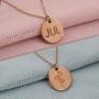 MAOFAED Birth Month Flower Pendant Necklace Flower Gift Flower of The Month Jewelry Flower Birthday Gift for Women