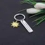 CYTING to Brighten Up Your Day Sending Hugs and Kisses Your Way Gold Tone Sun Keychain Inspirational Jewelry Motivational Gift for Family Best Friends