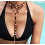 Cultured Freshwater Pearl Wrap Necklace Bracelet Anklet on Faux Suede Cord Jewelry for Women by Aobei