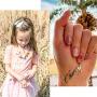 KELORIS PATH Custom Name Necklace Personalized Name Necklace 18K Gold Plated Dainty Pendant for Women Girls Kids Teens Monogram Necklace Gold Jewelry Gift