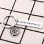 SEIRAA Army Veteran Gifts for Men Women Veterans Day Gift Army Veteran Keychain for Veteran Dad Husband Grandpa