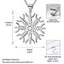 Astrological Symbol Necklace for Women Mens Pendant 925 Sterling Silver Eye of Evidence Necklace Crescent Black Moon and Cross Necklace Wiccan Jewelry for Boys and Girls Gift with Gift Box