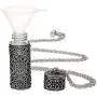 1928 Jewelry Womens Antiqued Pewter Filigree Covered 3.69 ml Glass Vial Pendant Enhancer, 30 1928 Jewelry Womens Antiqued Pewter Filigree Covered 3.69 ml Glass Vial Pendant Enhancer, 30