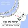 N+NITROLUBE Silver Magnetic Necklace for Women Men Healing Therapy Shoulder Titanium Necklaces Fashion Magnetic Jewelry Gift (Silver, 20 inches) N+NITROLUBE Silver Magnetic Necklace for Women Men Healing Therapy Shoulder Titanium Necklaces Fashion Magnetic Jewelry Gift (Silver, 20 inches)