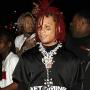 Trippie Redd Style Pendant Necklace Chain Luxury Iced Out Punk Rivet Choker Bling Cubic Zircon Mens Hip Hop Necklace Jewelry
