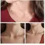 Minimalist Stainless Steel Necklace 18K Gold Plated Choker -Thin Bead Heart Star Ball Necklace, Fashion Handmade Pendant Chain Valentines Day Gifts for Women Minimalist Stainless Steel Necklace 18K Gold Plated Choker -Thin Bead Heart Star Ball Necklace, Fashion Handmade Pendant Chain Valentines Day Gifts for Women