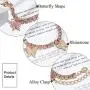 Ckecharfa Layered Crystal Pendant Necklace Gold Butterfly Choker Necklaces Sparkly Party Adjustable Jewelry Accessories for Women and Girls Ckecharfa Layered Crystal Pendant Necklace Gold Butterfly Choker Necklaces Sparkly Party Adjustable Jewelry Accessories for Women and Girls