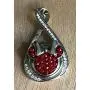 Snap Jewelry Red Minnie Mouse with Silver Plated Bow fits 18-20mm Standard Size Ginger Style Charms My Prime Gifts