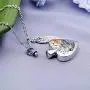 Cremation Ashes Urn Pendant Necklace Memorial Keepsake Jewelry Angel Wing Ashes Necklaces with Fill Kit Cremation Ashes Urn Pendant Necklace Memorial Keepsake Jewelry Angel Wing Ashes Necklaces with Fill Kit