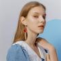 DAMLENG 5 Pairs Cute Resin Round Lollipop Drop Earring Handmade Candy Color Simulation Food Dangle Earring for Women Girl Funny Cartoon Friendship Jewelry