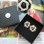 Fashion jewelry designer statement elegant camellia flower earrings studs for women