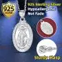 FaithHeart Sterling Silver Saint Christopher/Virgin Mary/Raphael/Jesus/Saint Benedict Pendant Necklace Religious Christian Jewelry for Women/Men, Customize Available