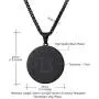 U7 Coin Medal Pendant Stainless Steel 18K Gold Plated Bitcoin Jewelry Digital Cryptocurrency Blockchain Bitcoin Necklaces